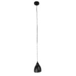 GloboStar® LAGUNA 01477 Μοντέρνο Κρεμαστό Φωτιστικό Οροφής Μονόφωτο 1 x E27 Μεταλλικό Μαύρο Λευκό Καμπάνα Φ13 x Υ14cm - Image 2