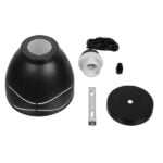 GloboStar® LAGUNA 01477 Μοντέρνο Κρεμαστό Φωτιστικό Οροφής Μονόφωτο 1 x E27 Μεταλλικό Μαύρο Λευκό Καμπάνα Φ13 x Υ14cm - Image 8