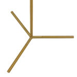 GloboStar® ELFIS GOLD 01551 Μοντέρνο Επιτραπέζιο Φωτιστικό Πορτατίφ Μονόφωτο Χρυσό Μεταλλικό με Λευκό Γυαλί Φ15 x Υ53cm - Image 7