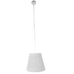 GloboStar® PLAYROOM 01562 Vintage Κρεμαστό Φωτιστικό Οροφής Μονόφωτο 1 x E27 Λευκό Ξύλινο Ψάθινο Rattan Φ32 x Υ27cm - Image 2