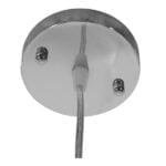 GloboStar® PLAYROOM 01562 Vintage Κρεμαστό Φωτιστικό Οροφής Μονόφωτο 1 x E27 Λευκό Ξύλινο Ψάθινο Rattan Φ32 x Υ27cm - Image 6