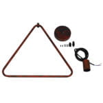 GloboStar® DELTA 01581 Μοντέρνο Κρεμαστό Φωτιστικό Οροφής Μονόφωτο 1 x E27 Καφέ Σκουριά Μεταλλικό Μ38 x Π4 x Υ33cm - Image 8