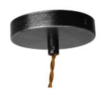 GloboStar® RUBINETTO 01583 Vintage Industrial Κρεμαστό Φωτιστικό Οροφής Μονόφωτο 1 x E27 Ασημί Μεταλλικό Μ5 x Π7.5 x Y20cm - Image 10