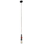 GloboStar® RUBINETTO 01583 Vintage Industrial Κρεμαστό Φωτιστικό Οροφής Μονόφωτο 1 x E27 Ασημί Μεταλλικό Μ5 x Π7.5 x Y20cm - Image 2