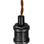 GloboStar® RUBINETTO 01583 Vintage Industrial Κρεμαστό Φωτιστικό Οροφής Μονόφωτο 1 x E27 Ασημί Μεταλλικό Μ5 x Π7.5 x Y20cm - Image 6
