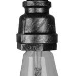 GloboStar® RUBINETTO 01583 Vintage Industrial Κρεμαστό Φωτιστικό Οροφής Μονόφωτο 1 x E27 Ασημί Μεταλλικό Μ5 x Π7.5 x Y20cm - Image 8