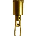 GloboStar® LUXOR 01598 Vintage Κρεμαστό Φωτιστικό Ανάρτηση Τρίφωτο 3 x E14 IP20 Χρυσό Μέταλλο με Μπεζ Σχοινί - Μ75 x Π13 x Y18cm - Image 6