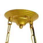 GloboStar® LUXOR 01598 Vintage Κρεμαστό Φωτιστικό Ανάρτηση Τρίφωτο 3 x E14 IP20 Χρυσό Μέταλλο με Μπεζ Σχοινί - Μ75 x Π13 x Y18cm - Image 9