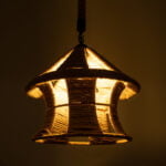 GloboStar® SOLITARIO 01606 Boho Κρεμαστό Φωτιστικό Φιγούρα Μονόφωτο 1 x E27 IP20 Μπεζ Σχοινί -Μ36 x Π36 x Y30cm - Image 3