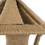 GloboStar® SOLITARIO 01606 Boho Κρεμαστό Φωτιστικό Φιγούρα Μονόφωτο 1 x E27 IP20 Μπεζ Σχοινί -Μ36 x Π36 x Y30cm - Image 8