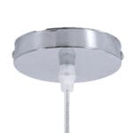 GloboStar® CALERO 01712 Boho Κρεμαστό Φωτιστικό Πλέγμα Μονόφωτο 1 x E27 IP20 Μπεζ Ξύλο - Μ40 x Π40 x Υ90cm - Image 10