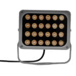 LED Προβολέας Αρχιτεκτονικού Φωτισμού 24W CREE 230v 2880lm Δέσμης 10° Μοιρών Αδιάβροχος IP67 Ultra Θερμό Λευκό - Πορτοκαλί 2200k GloboStar 05025 - Image 2