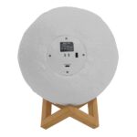 Διακοσμητικό Ανάγλυφο Φωτιστικό Αφής 3D Moon 12cm RGBW Ντιμαριζόμενο με Ασύρματο Χειριστήριο GloboStar 07029 - Image 3