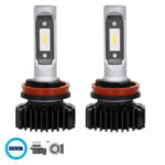 GloboStar® 85639 H9 X1 Line KIT Βασικού Φωτισμού Αυτοκινήτου & Φορτηγού 3nd Generation Can-Bus Series LED CREE CXB 100W 14000lm DC 9-32V Αδιάβροχο IP66 Ψυχρό Λευκό 6000K - Image 2