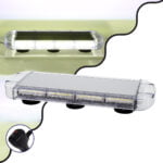 GloboStar® 85184 PRO Series Φάρος Σήμανσης Οχήματος Ασθενοφόρου για Αυτοκίνητα & Φορτηγά 6 Προγραμμάτων Φωτισμού STROBE LED COB 100W DC 10-30V Αδιάβροχος IP66 Ψυχρό Λευκό 6000K - Image 2