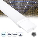 GloboStar® 60164 LED Γραμμικό Βιομηχανικό Φωτιστικό Tri-Proof 120cm 36W 4058lm 120° AC 220-240V Αδιάβροχο IP65 Μ120 x Π6 x Υ4cm Ψυχρό Λευκό 6000K - 3 Χρόνια Εγγύηση - Image 2
