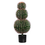 GloboStar® Artificial Garden FEROCACTUS 20137 Τεχνητό Διακοσμητικό Φυτό Φερόκακτος Υ85cm - Image 2