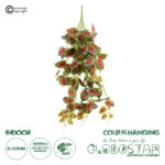 GloboStar® Artificial Garden COLEUS HANGING BRANCH 20255 Τεχνητό Διακοσμητικό Κρεμαστό Φυτό Κολέος Υ90cm