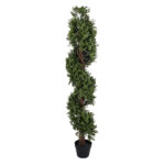 GloboStar® Artificial Garden BUXUS SPIRAL 20401 Τεχνητό Διακοσμητικό Φυτό Σπιράλ Πυξός Υ150cm - Image 2