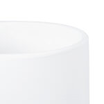 GloboStar® Artificial Garden KASOS 20444 Πήλινο Κεραμικό Κασπώ Γλάστρα - Flower Pot Λευκό με Χρυσό Φ15cm x Υ15cm - Image 8