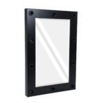 GloboStar® MAKEUP MIRROR-60x90-5 Μοντέρνος Καθρέπτης Μακιγιάζ με Πλαίσιο Φυσικού Ξύλου με Διακόπτη On/Off 10 x E27 AC220-240V - Μ60 x Π7 x Υ90cm - Μαύρος Έβενος - Image 5