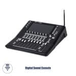 GloboStar® FDB F260 98023 Multifunctional Digital Mixer Audio Console 24Ch - Επαγγελματική Ψηφιακή Κονσόλα Ήχου 16Ch Audio In / 8Ch Audio Out / 8Ch BUS Out - Οθόνη Αφής 10" HD - Wifi Smart System - UDP - AC 220V/50-60Hz - IP20 - Μαύρο - Μ38 x Π49 x Υ14cm - Image 2