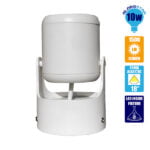 LED Φωτιστικό Σποτ Οροφής με Σπαστή Βάση White Body 10W 230V 1450lm 24° Φυσικό Λευκό 4500k GloboStar 93007 - Image 4