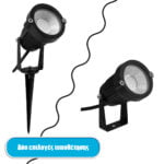 GloboStar® 75585 Προβολάκι Κήπου Καρφωτό - Δαπέδου Bridgelux COB LED 10W 1000lm 35° DC 12V Αδιάβροχο IP67 Ultra Κόκκινο Dimmable - Image 2