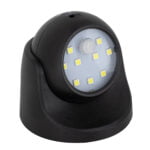 GloboStar® 79001 Μαύρο Φωτιστικό Μπαταρίας σε Σχήμα Κάμερας LED SMD 3W 300lm με Αισθητήρα Ημέρας-Νύχτας και PIR Αισθητήρα Κίνησης Ψυχρό Λευκό 6000K - Image 2