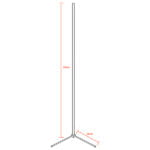 Μοντέρνο Minimal Επιδαπέδιο Μαύρο Φωτιστικό 200cm LED 40 Watt με Ασύρματο Χειριστήριο 2.4G RF & Dimmer RGBW+WW Πολύχρωμο - Ψυχρό - Ημέρας - Θερμό GloboStar ALIEN Design GLOBO-200-9 - Image 2