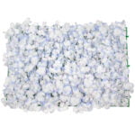 GloboStar® 78321 Συνθετικό Πάνελ Λουλουδιών - Κάθετος Κήπος Άγρια Ορτανσία Γαλάζιο/Λευκό Μ60 x Υ40 x Π5cm - Image 2