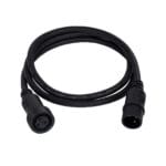 GloboStar® 51171 Καλώδιο 3PIN DMX512 1 Μέτρο από Female XLR σε Male XLR Τερματισμένο Αδιάβροχο IP65 Μ100cm - Μαύρο - Image 3