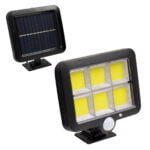 GloboStar® 71463 Αυτόνομος Ηλιακός Προβολέας LED 120 6 x COB 35W 1800lm με Ενσωματωμένη Μπαταρία 2400mAh - Φωτοβολταϊκό Πάνελ με Αισθητήρα Ημέρας-Νύχτας - PIR Αισθητήρα Κίνησης Αδιάβροχο IP65 Ψυχρό Λευκό 6000K - Image 2
