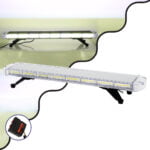 GloboStar® 85190 PRO Series Φάρος Σήμανσης Οχήματος Ασθενοφόρου για Αυτοκίνητα & Φορτηγά 6 Προγραμμάτων Φωτισμού STROBE LED COB 180W DC 10-30V Αδιάβροχος IP66 Ψυχρό Λευκό 6000K - Image 2