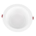 GloboStar® 60194 Χωνευτό LED Panel Downlight Φ22cm 42W 5250lm 60° AC 220-240V IP20 Φ22 x Υ9.5cm Ψυχρό Λευκό 6000K - OSRAM LED CHIP TECHNOLOGY - 5 Years Warranty - Image 3