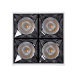 GloboStar® LUMINAR SUPERIOR 60334 Επιφανειακό LED Spot Downlight TrimLess 14W 1960lm 36° AC 220-240V IP20 Μ8.2 x Π8.2 x Υ6.6cm - Λευκό με Κάτοπτρο Χρωμίου - Φυσικό Λευκό 4500K - Bridgelux High Lumen Chip Gen2 - TÜV Certified Driver - 5 Years Warranty - Image 6