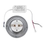GloboStar® DARKO 60379 Σποτ LED Indirect Anti-Glare AR111 14W 1638lm 40° AC 220-240V IP20 Φ11.1 x Υ6.6cm Φυσικό Λευκό 4500K - Bridgelux High Lumen COB Gen2 - TÜV Certified Driver - 5 Years Warranty - Image 7
