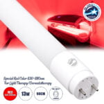 GloboStar® TREATMENT 60399 Λάμπα LED Τύπου Φθορίου T8 G13 90cm 13W 309lm 300° AC 220-240V IP20 Φ2.7 x Μ90cm - Κόκκινη 630-680nm Special For Light Therapy/Dermatotherapy - 3 Years Warranty