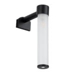 GloboStar® ELSA 60404 Μοντέρνο Φωτιστικό Τοίχου - Απλίκα Καθρέπτη Μπάνιου - Πίνακα 1 x G9 360° AC 220-240V IP44 Μ3.5 x Π13.5 x Υ20cm - Μαύρο - 5 Χρόνια Εγγύηση - Image 4