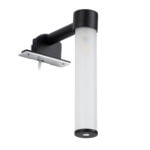 GloboStar® ELSA 60404 Μοντέρνο Φωτιστικό Τοίχου - Απλίκα Καθρέπτη Μπάνιου - Πίνακα 1 x G9 360° AC 220-240V IP44 Μ3.5 x Π13.5 x Υ20cm - Μαύρο - 5 Χρόνια Εγγύηση - Image 5