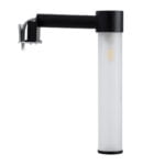 GloboStar® ELSA 60404 Μοντέρνο Φωτιστικό Τοίχου - Απλίκα Καθρέπτη Μπάνιου - Πίνακα 1 x G9 360° AC 220-240V IP44 Μ3.5 x Π13.5 x Υ20cm - Μαύρο - 5 Χρόνια Εγγύηση - Image 8