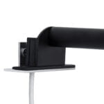GloboStar® ELSA 60404 Μοντέρνο Φωτιστικό Τοίχου - Απλίκα Καθρέπτη Μπάνιου - Πίνακα 1 x G9 360° AC 220-240V IP44 Μ3.5 x Π13.5 x Υ20cm - Μαύρο - 5 Χρόνια Εγγύηση - Image 9