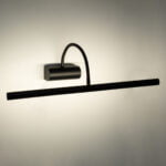 GloboStar® TROIS 60436 Μοντέρνο Φωτιστικό Τοίχου - Απλίκα Καθρέπτη Μπάνιου - Πίνακα LED 12W 1400lm 120° AC 220-240V IP44 Μ60 x Π24 x Υ18cm - Φυσικό Λευκό 4500K - Μαύρο - 3 Χρόνια Εγγύηση - Image 8