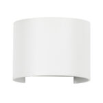 GloboStar® AXIS-R 60635 Φωτιστικό Τοίχου - Απλίκα Αρχιτεκτονικού Φωτισμού Εσωτερικού/Εξωτερικού Χώρου Up & Down LED 10W 1150lm 10 έως 60° AC 220-240V Αδιάβροχο IP65 Μ10 x Π10 x Υ10cm - Θερμό Λευκό 2700K - Λευκό - Bridgelux Chip - 3 Years Warranty - Image 4