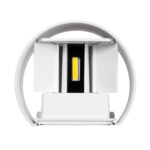 GloboStar® AXIS-R 60638 Φωτιστικό Τοίχου - Απλίκα Αρχιτεκτονικού Φωτισμού Εσωτερικού/Εξωτερικού Χώρου Up & Down LED 10W 1200lm 10 έως 60° AC 220-240V Αδιάβροχο IP65 Μ10 x Π10 x Υ10cm - Φυσικό Λευκό 4500K - Λευκό - Bridgelux Chip - 3 Years Warranty - Image 8