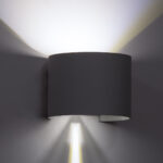 GloboStar® AXIS-R 60641 Φωτιστικό Τοίχου - Απλίκα Αρχιτεκτονικού Φωτισμού Εσωτερικού/Εξωτερικού Χώρου Up & Down LED 10W 1250lm 10 έως 60° AC 220-240V Αδιάβροχο IP65 Μ10 x Π10 x Υ10cm - Ψυχρό Λευκό 6000K - Λευκό - Bridgelux Chip - 3 Years Warranty - Image 11