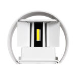 GloboStar® AXIS-R 60641 Φωτιστικό Τοίχου - Απλίκα Αρχιτεκτονικού Φωτισμού Εσωτερικού/Εξωτερικού Χώρου Up & Down LED 10W 1250lm 10 έως 60° AC 220-240V Αδιάβροχο IP65 Μ10 x Π10 x Υ10cm - Ψυχρό Λευκό 6000K - Λευκό - Bridgelux Chip - 3 Years Warranty - Image 8