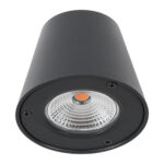 GloboStar® GARDENIA 60798 Φωτιστικό Τοίχου - Απλίκα Αρχιτεκτονικού Φωτισμού Εσωτερικού/Εξωτερικού Χώρου Up or Down LED 7W 700lm 60° AC220-240V Αδιάβροχο IP65 - Σώμα Αλουμινίου & Tempered Glass - Μ9.5 x Π13 x Υ7.7cm - Θερμό Λευκό 2700K - Γκρι Ανθρακί - Bridgelux Chip - 5 Years Warranty - Image 4