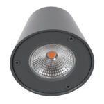 GloboStar® GARDENIA 60798 Φωτιστικό Τοίχου - Απλίκα Αρχιτεκτονικού Φωτισμού Εσωτερικού/Εξωτερικού Χώρου Up or Down LED 7W 700lm 60° AC220-240V Αδιάβροχο IP65 - Σώμα Αλουμινίου & Tempered Glass - Μ9.5 x Π13 x Υ7.7cm - Θερμό Λευκό 2700K - Γκρι Ανθρακί - Bridgelux Chip - 5 Years Warranty - Image 6