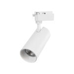 GloboStar® LUGANO 60813 Μονοφασικό Φωτιστικό Σποτ Ράγας LED 30W 3750lm 36° Acrylic HQ LENS AC 220-240V IP20 Φ7.5 x Υ22.7cm Φυσικό Λευκό 4500K - EUROTRACK® System 1L+1N - Λευκό - Bridgelux Chip - TÜV Certified Driver - 5 Χρόνια Εγγύηση - Image 3